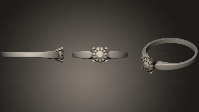 Ювелирные перстни и кольца (Кольцо 156, JVLRP_0638) 3D модель для ЧПУ станка